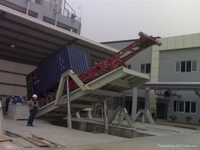 集装箱卸货装置Truck Dump System